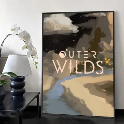 Outer Wilds Vintage Wall Art