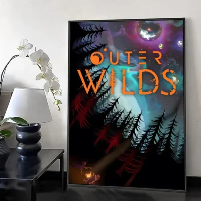Outer Wilds Colorfull  Wall Art