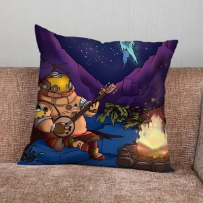 Best Selling Outer Wilds Game Throw Pillow