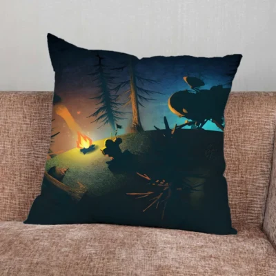 Outer Wilds Game Vintage  Throw Pillow