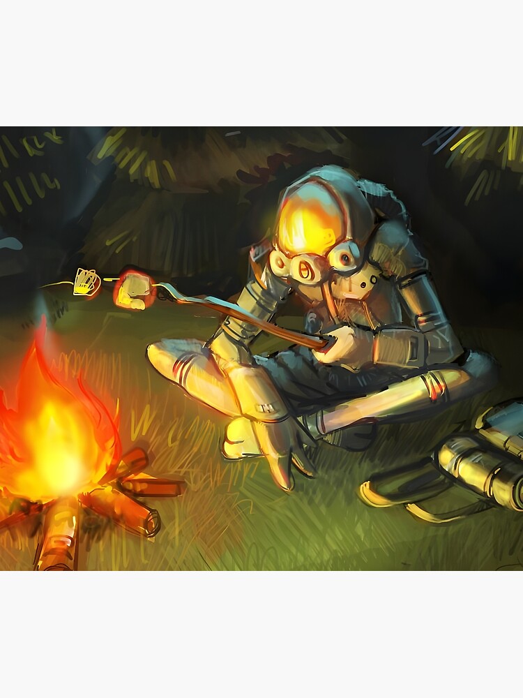 Outer Wilds Camp Fire Tapestry - Image 2