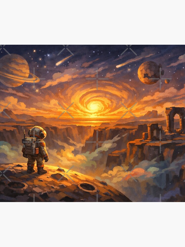 Hot Outer Wilds Fan Art Tapestry - Image 2