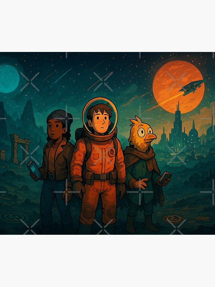 Hot Item Outer Wilds Fan Art Tapestry - Image 2