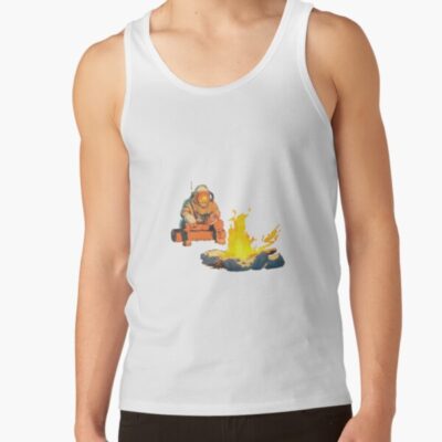 Outer Wilds Hatchling Campfire Bassic Tank Top