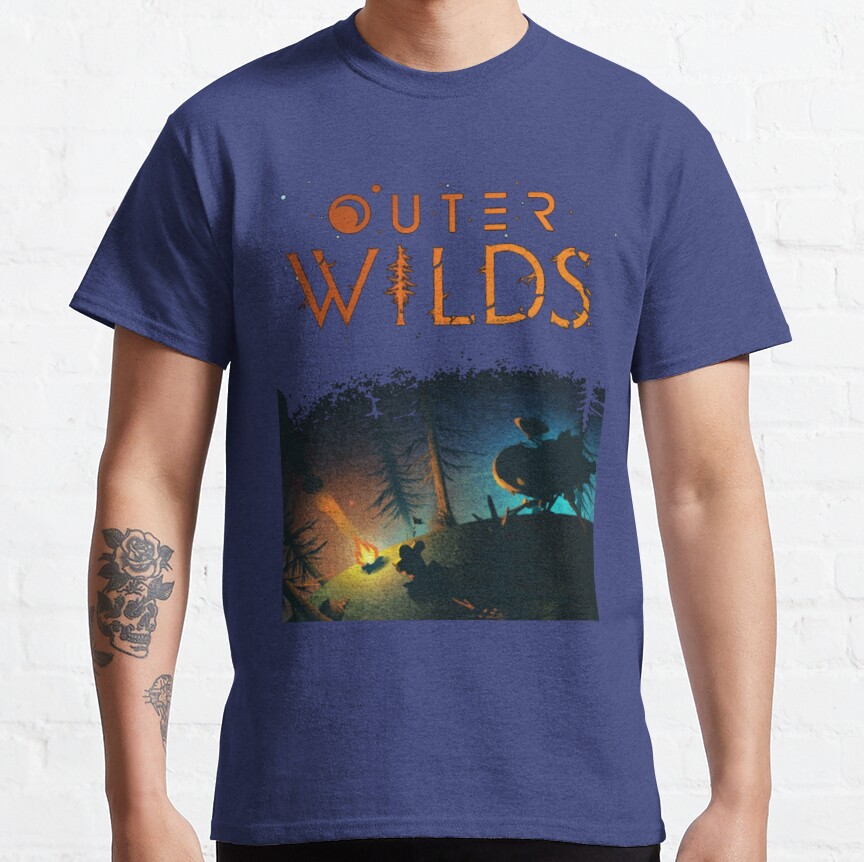 Outer Wilds Logo Vintage T-Shirt - Image 4