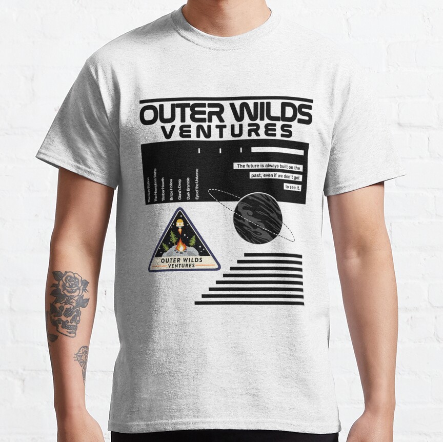 Nasa Inspired Outer Wilds Ventures T-Shirt - Image 4