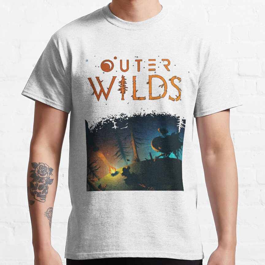 Outer Wilds Logo Vintage T-Shirt - Image 3
