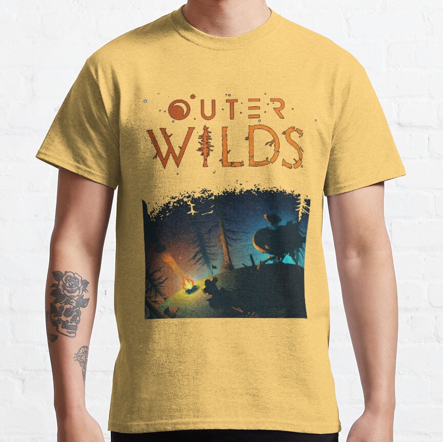 Outer Wilds Logo Vintage T-Shirt - Image 2