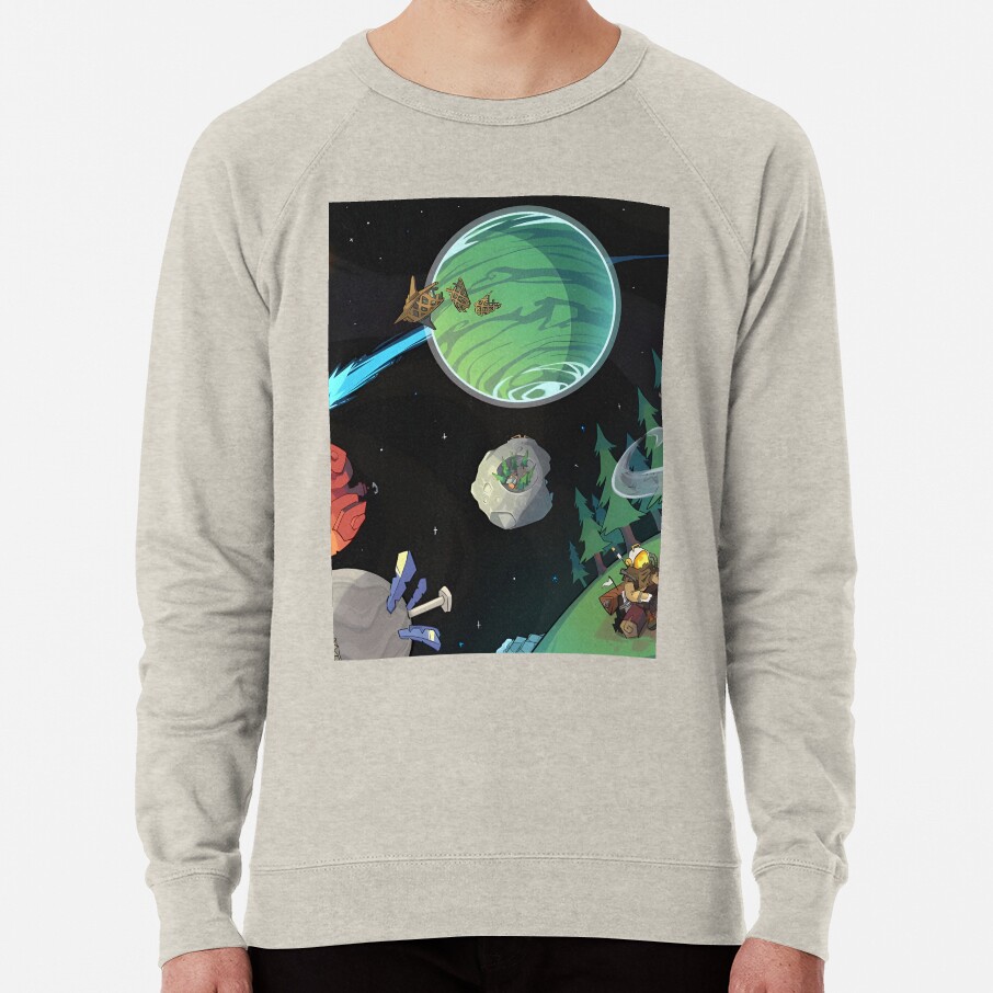Outer Wilds Animated Space Sweatshirt - Image 2