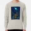 ssrcolightweight sweatshirtmensoatmeal heatherfrontsquare productx1000 bgf8f8f8 36 - Outer Wilds Merch