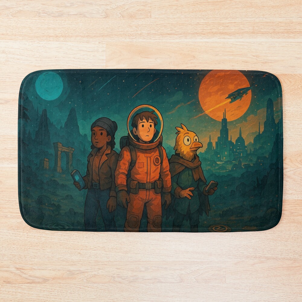 New Outer Wilds Fan Art Bath Mat