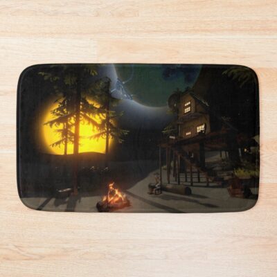 Outer Wilds Wooden House Bath Mat