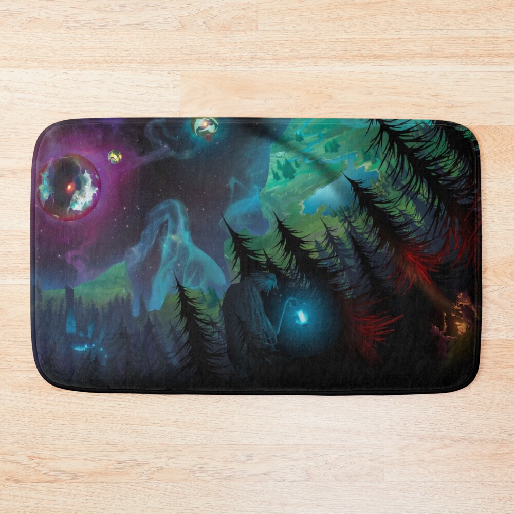 Outer Wilds For Indie Game Fans Bath Mat