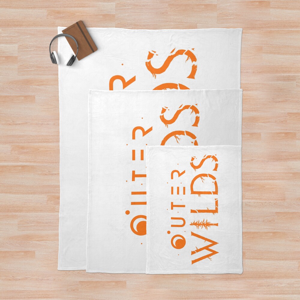 Outer Wilds Logo Bassic Throw Blanket - Image 3
