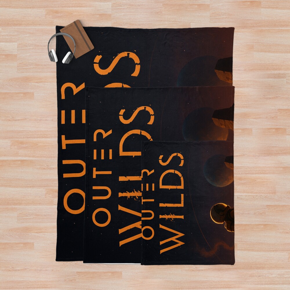 Outer Wilds Art Work Throw Blanket - Image 3