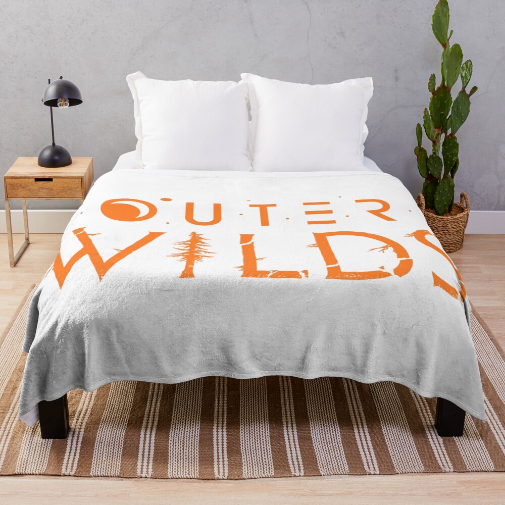 Outer Wilds Logo Bassic Throw Blanket