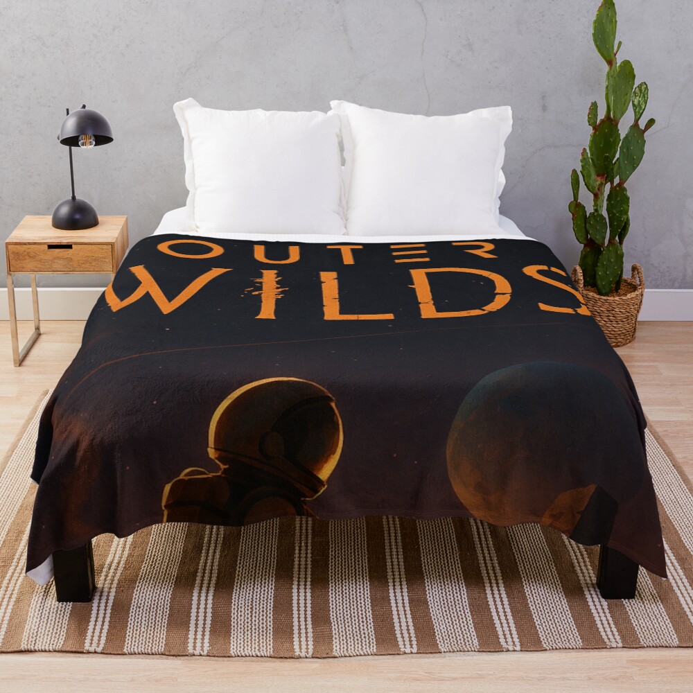 Outer Wilds Art Work Throw Blanket