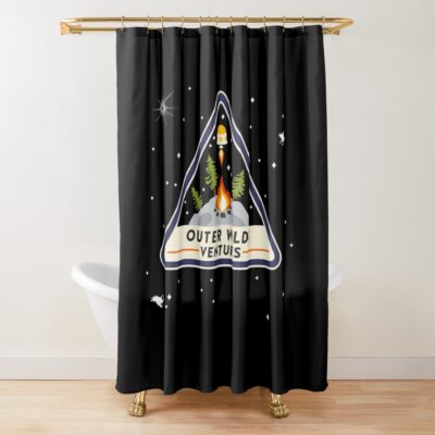 Outer Wilds Ventures Patch Shower Curtain