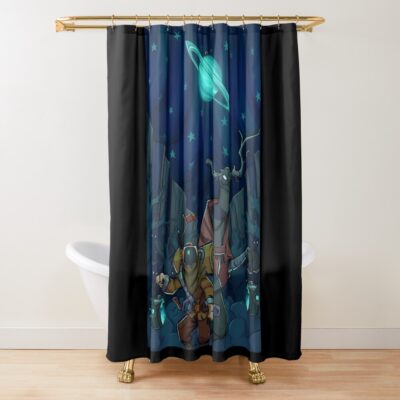 Outer Wilds Vintage Shower Curtain