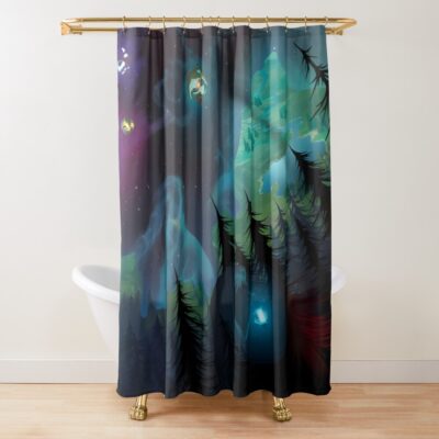 Outer Wilds Science Fiction Shower Curtain
