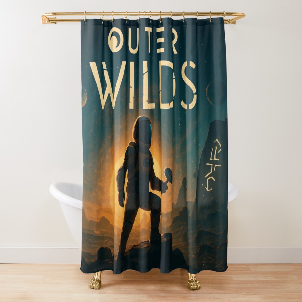 Best Selling Outer Wilds Shower Curtain