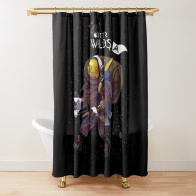 Outer Wilds Essential Shower Curtain
