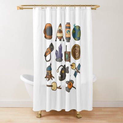 Outer Wilds Artworks Shower Curtain