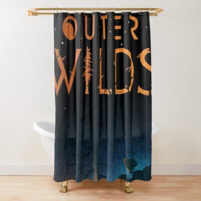 Wilds Poster Outer Shower Curtain