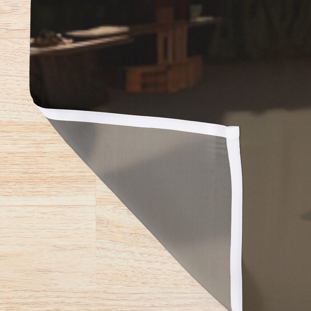 Outer Wilds Wooden House Shower Curtain - Image 2