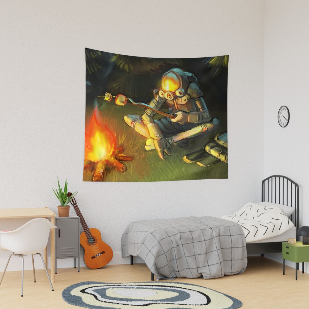 Outer Wilds Camp Fire Tapestry