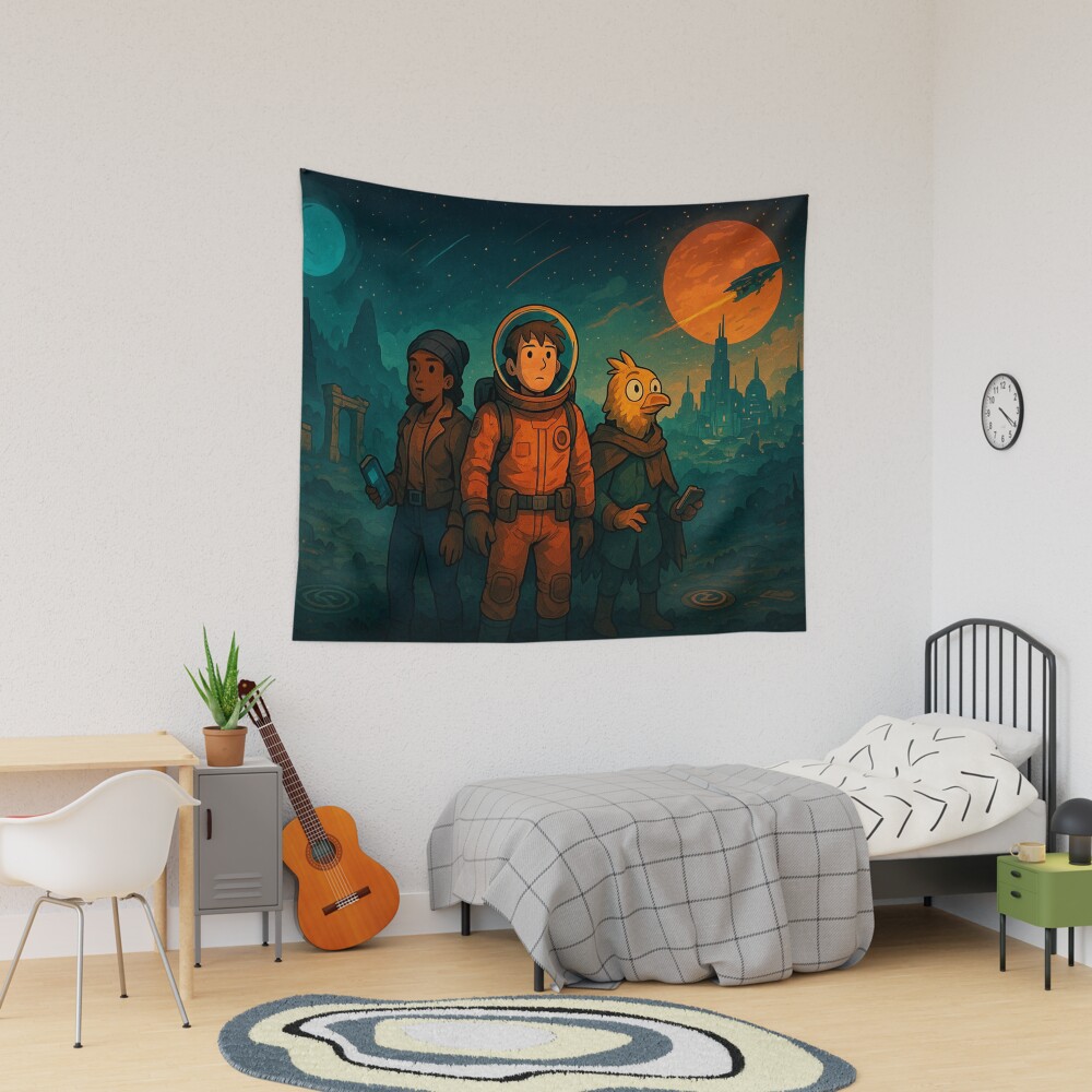 Hot Item Outer Wilds Fan Art Tapestry