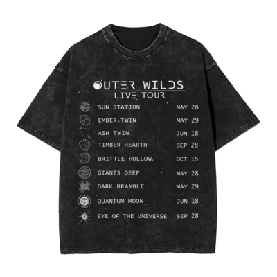 Outer Wilds live Tour Washed T-shirt